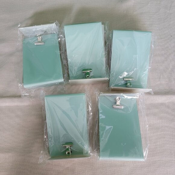 Set of 5(2 Packs) Mini Standing Clipboards NEW - Picture 2 of 4